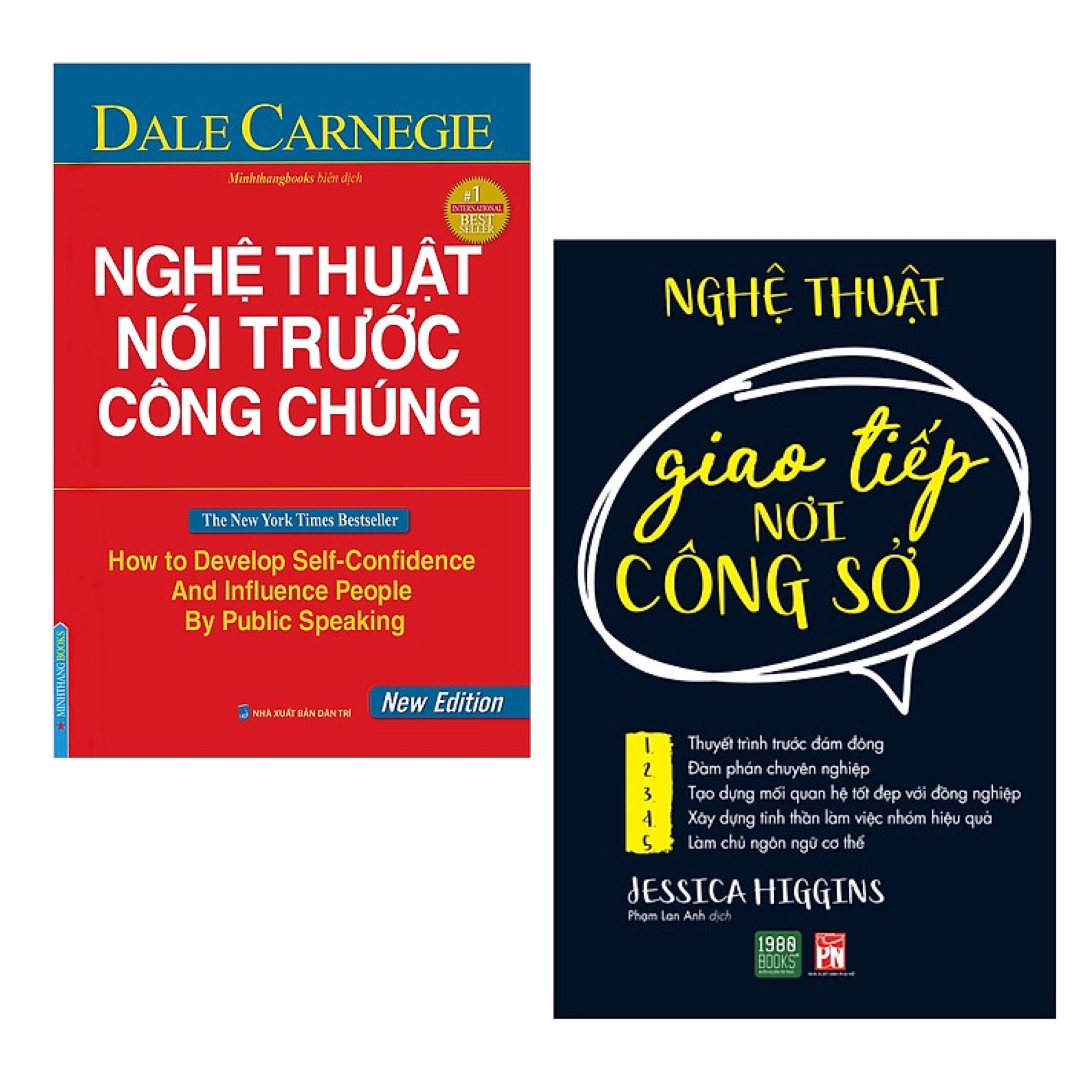 Combo 2 Cuốn Sách Kỹ Năng Để Thành Công: Nghệ Thuật Nói Trước Công Chúng  + Nghệ Thuật Giao Tiếp Nơi Công Sở / Sách Kỹ Năng Làm Việc - Nghệ Thuật Sống Đẹp