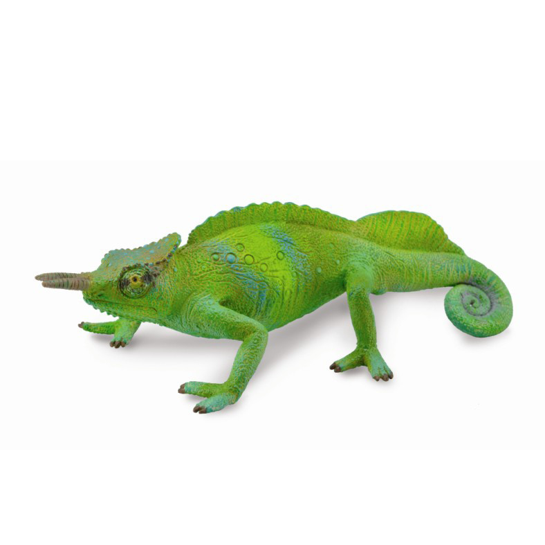 Mô hình thu nhỏ: Tắc Kè Cameroon Sailfin - Cameroon Sailfin Chameleon, hiệu: CollectA, mã HS 9653140 - Chất liệu an toàn cho trẻ - Hàng chính hãng