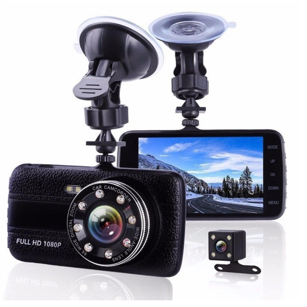 Camera hành trình trước sau tích hợp 8 mắt hồng ngoại