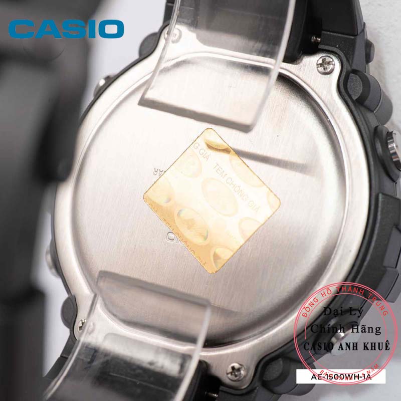 Đồng Hồ Casio Nam AE-1500WH-1AVDF - Dây Nhựa - Pin 10 Năm - Chống Nước 100M