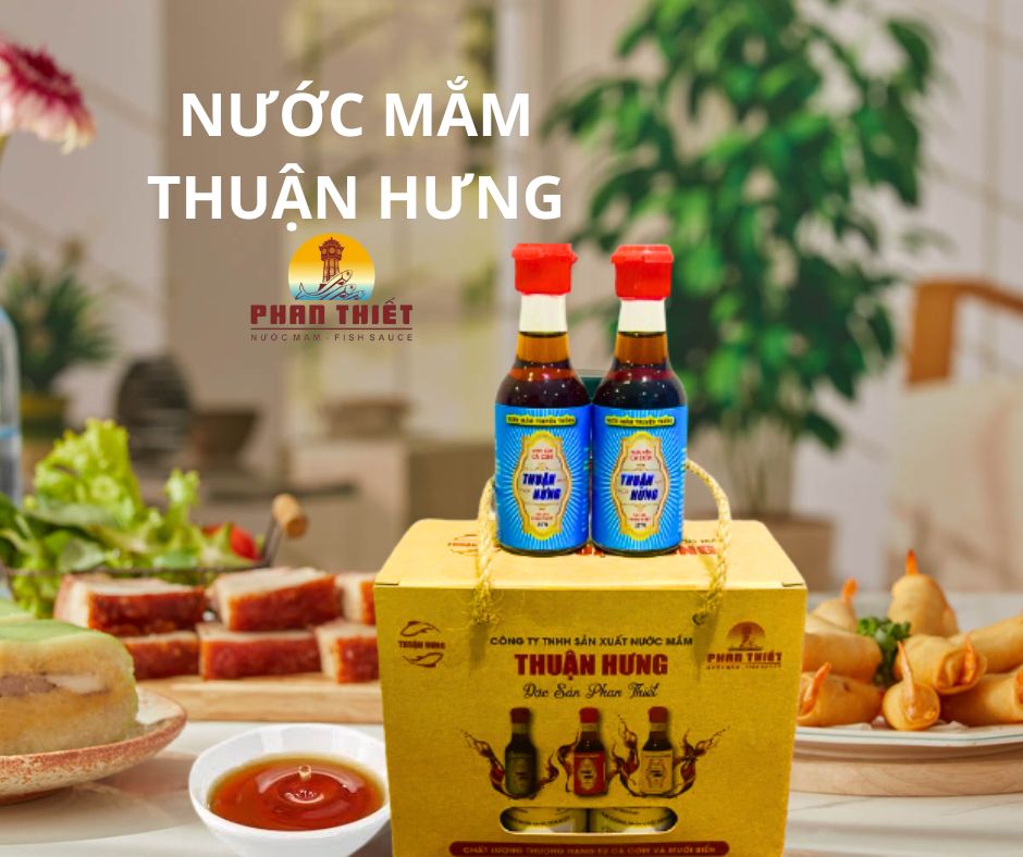 Nước mắm cốt nhĩ Thuận Hưng 35 đạm/1 hộp 8 chai 60ml