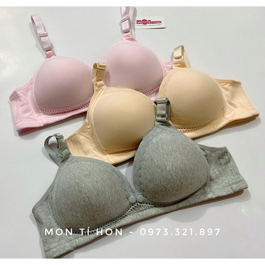 Áo lót mở cúc ngang cho con bú - K20 dành cho mẹ Bầu chửa ngực, ngực to Size 38/40/42/44