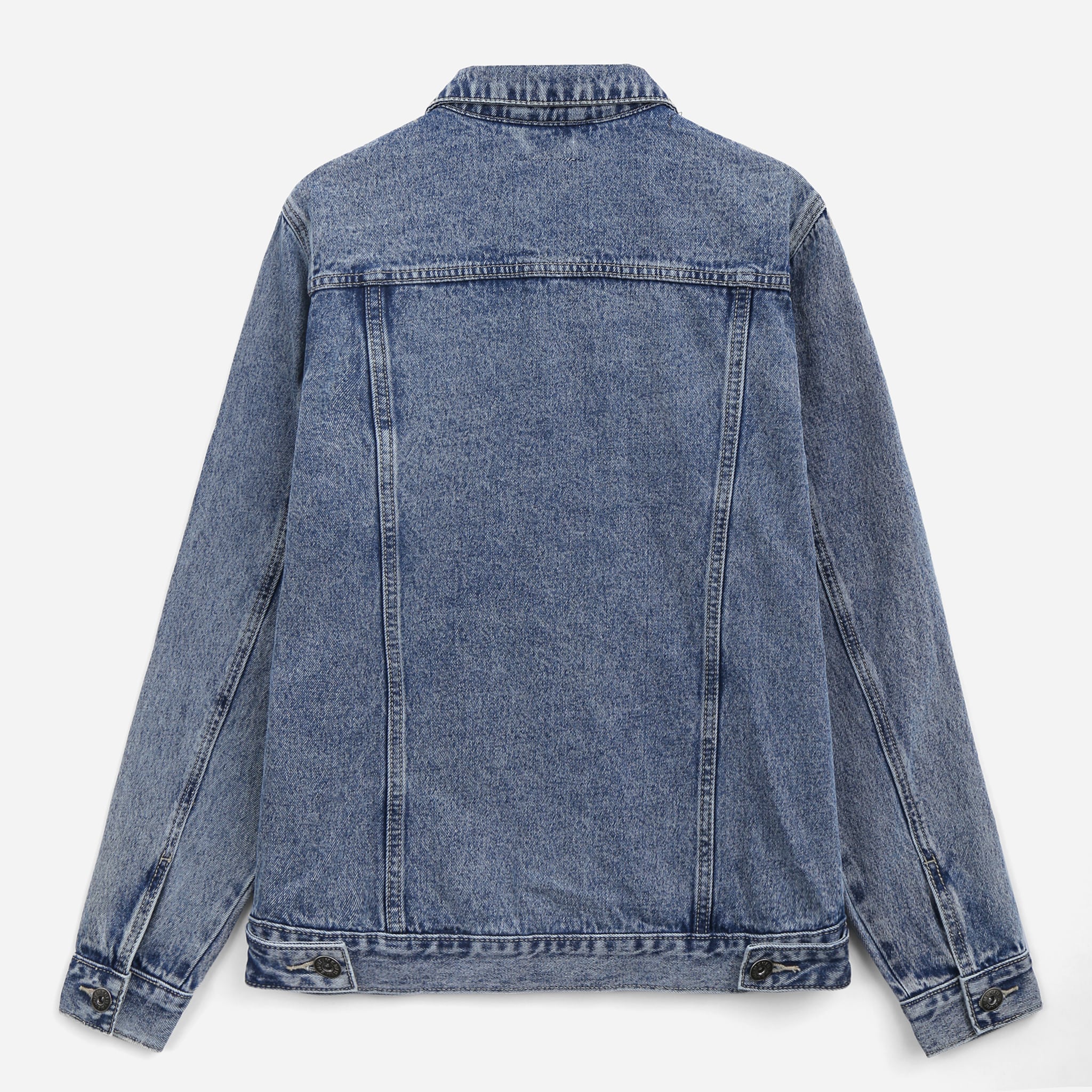 Áo khoác Jean nam basic MENFIT DC301 chất denim cao cấp, dày dặn, form chuẩn tôn dáng