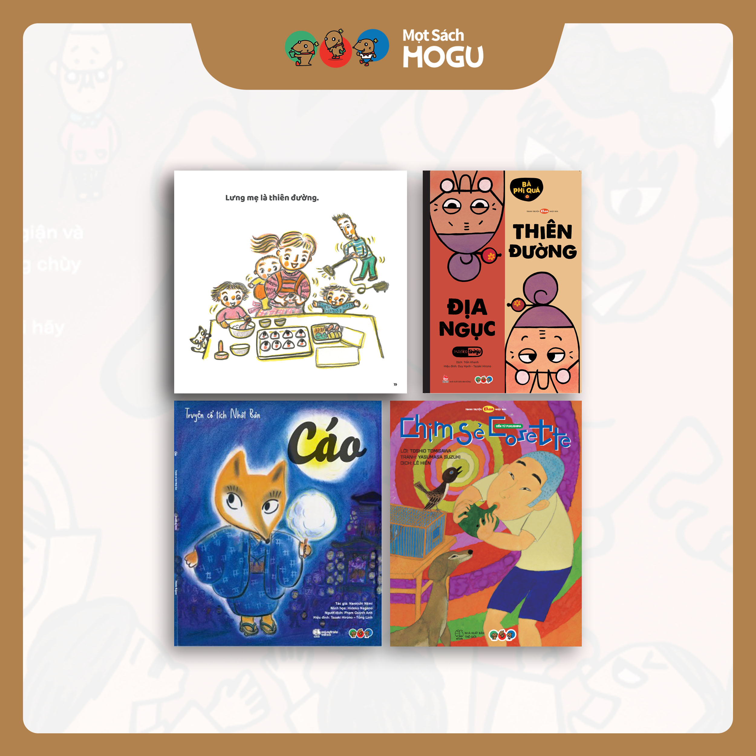 Truyện Ehon bé 3-4-5 tuổi - Bộ 4 cuốn Gieo mầm yêu thương