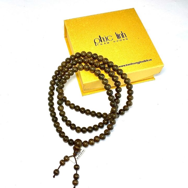Vòng Tay Trầm Hương 108 hạt PHÚC LINH