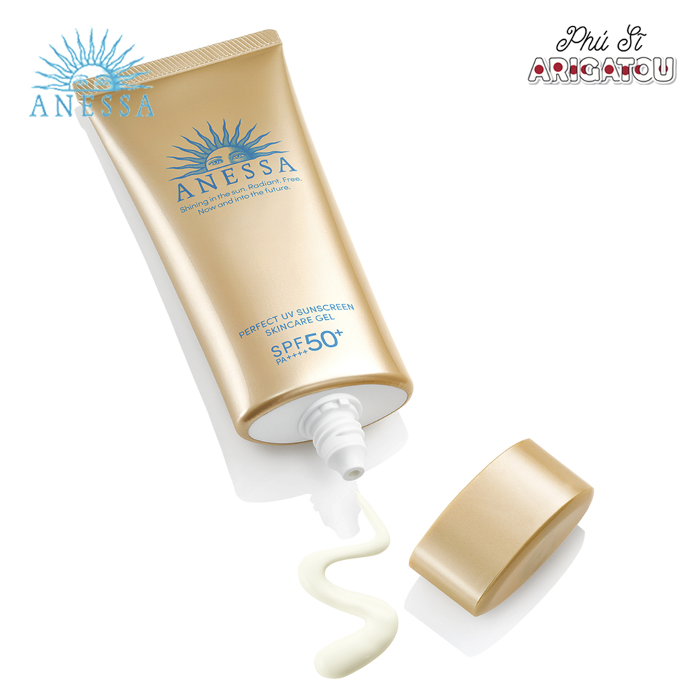 Gel chống nắng dưỡng ẩm bảo vệ hoàn hảo Anessa Perfect UV Sunscreen Skincare SPF 50+/PA++++ 90g (Da thiên khô)