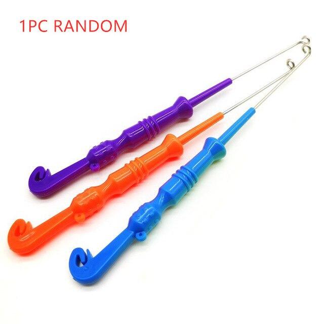 5 in-1 Carp Fishing Rigging Bait Needle Kit Tool Set Bait Boilie Drill Stringer Needle with Nonslip Aluminum Alloy Handle