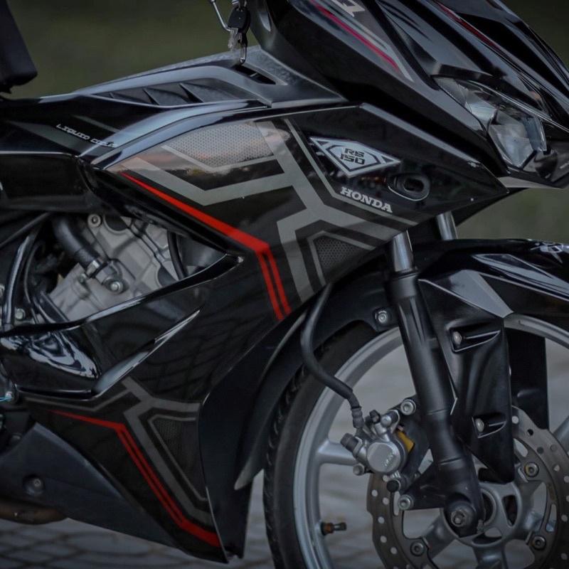 Tem rời dành cho winner X rs 150r dán xe đen