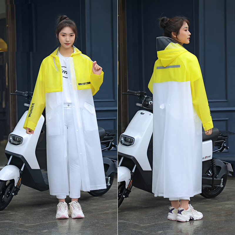 [ NEW ] Áo mưa măng tô cao cấp phong cách Hàn Quốc, chất liệu EVA an toàn sức khỏe, dành cho nam nữ