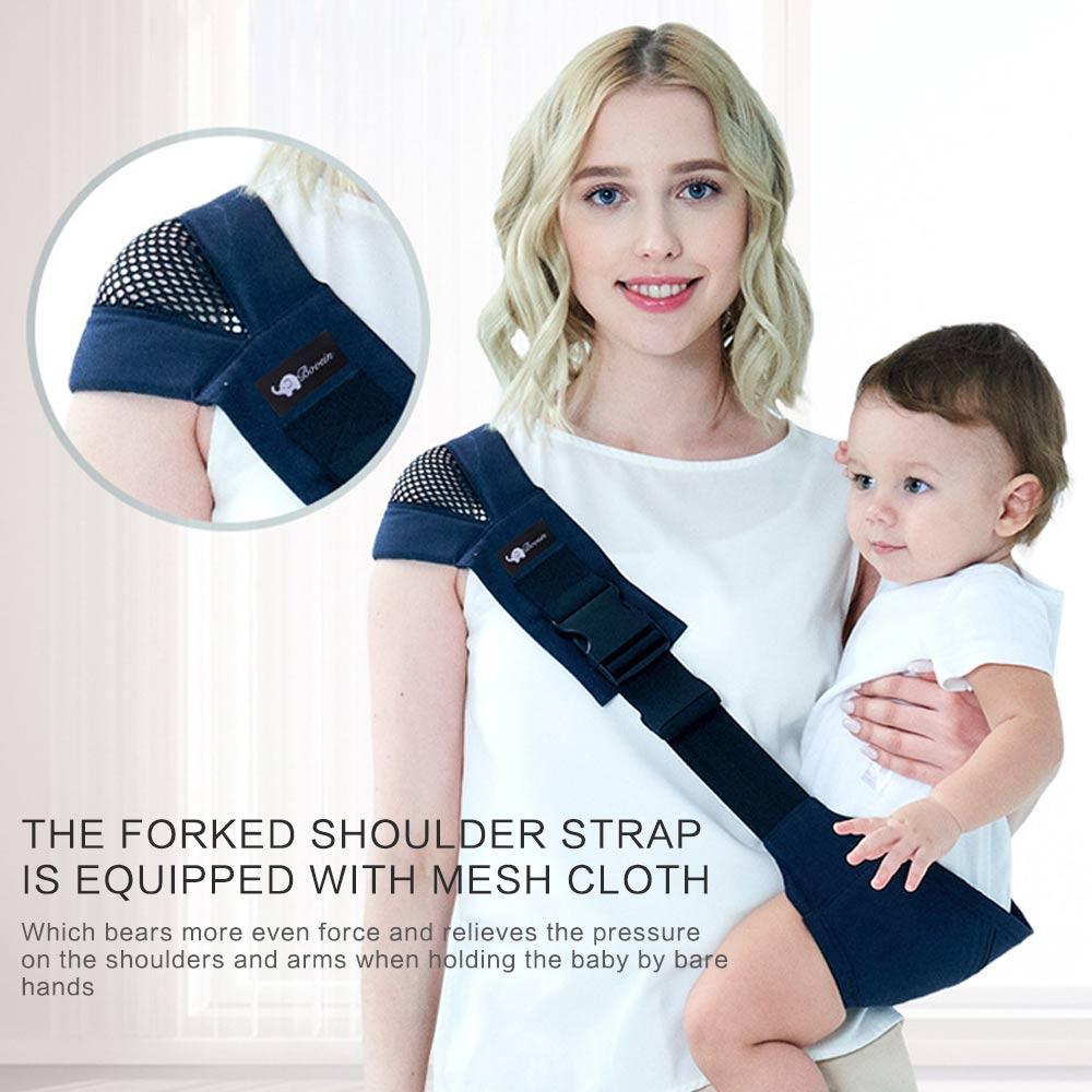Em Bé Sơ Sinh Sling Bọc Với Bộ Điều Chỉnh Mềm Đơn Vai Đa Năng Treo Áo Tập Đi Trẻ Em Tàu Sân Bay Dây