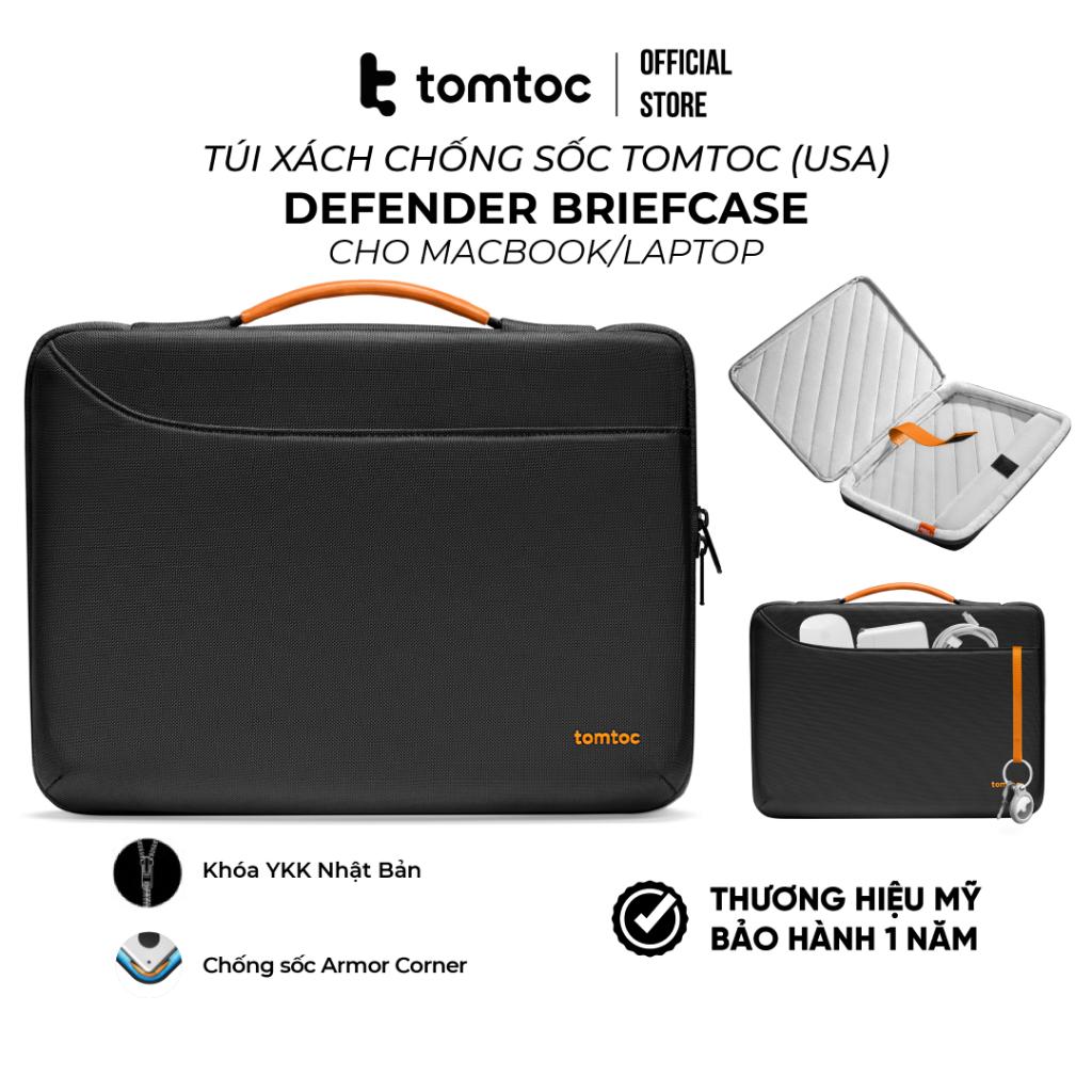 Túi xách chống sốc Tomtoc Spill-Resistant cho Macbook và Laptop 13/14/15/16” - Hàng chính hãng