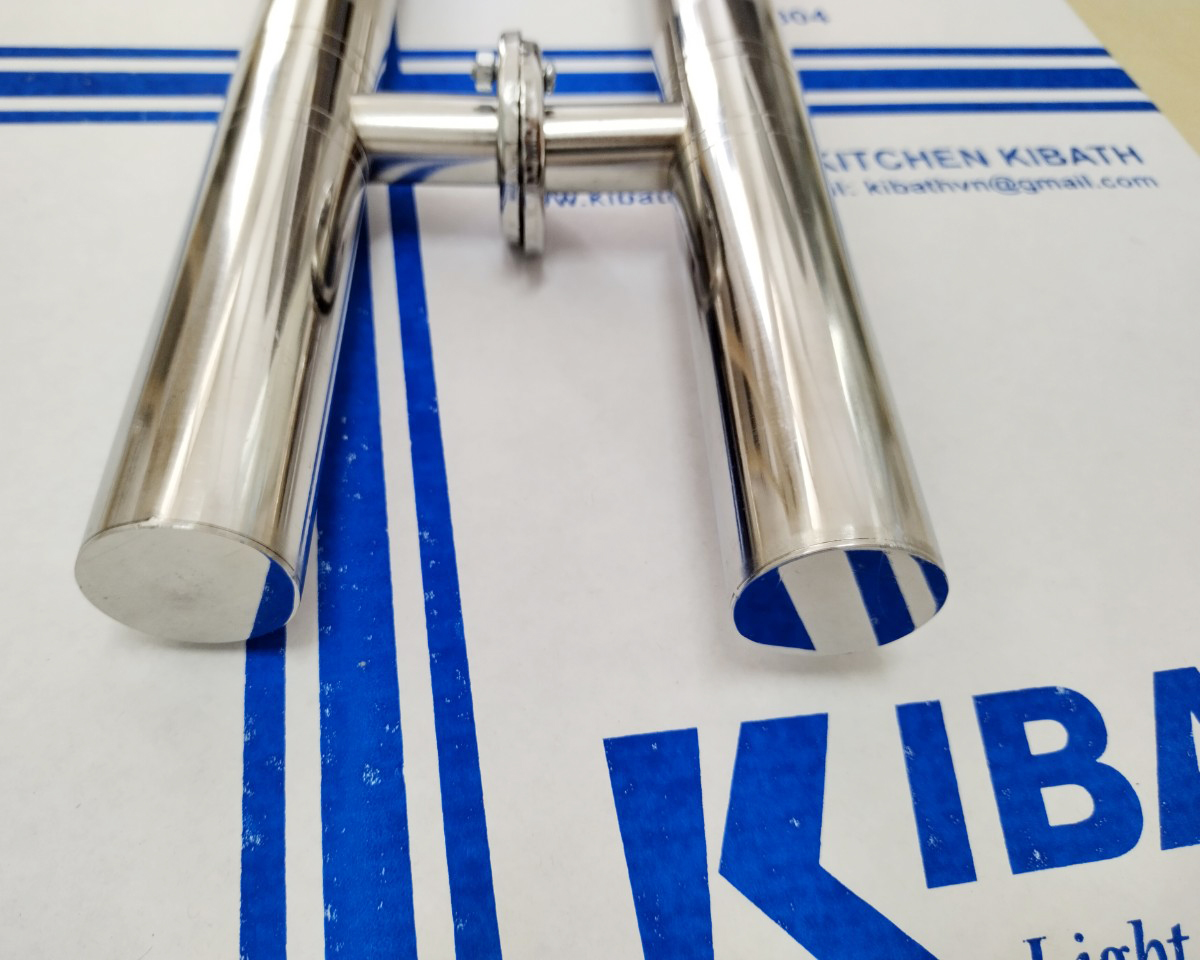 Tay Nắm Cửa Cổng Kibath Inox 304 Ống Phi 32, Cặp 2 cái, KB-904