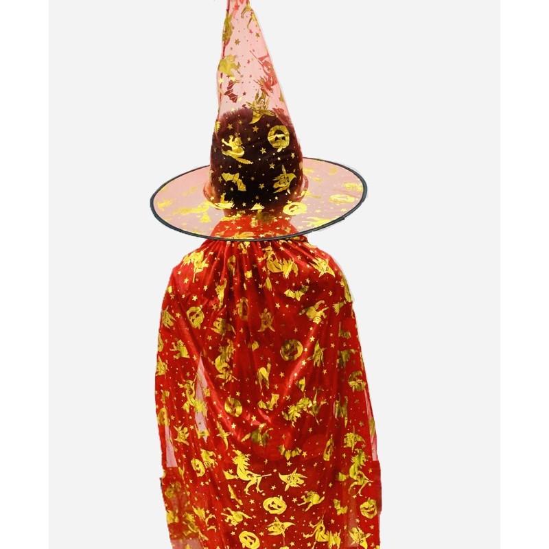 Áo Choàng và nón phù thuỷ trang phục hoá trang Halloween