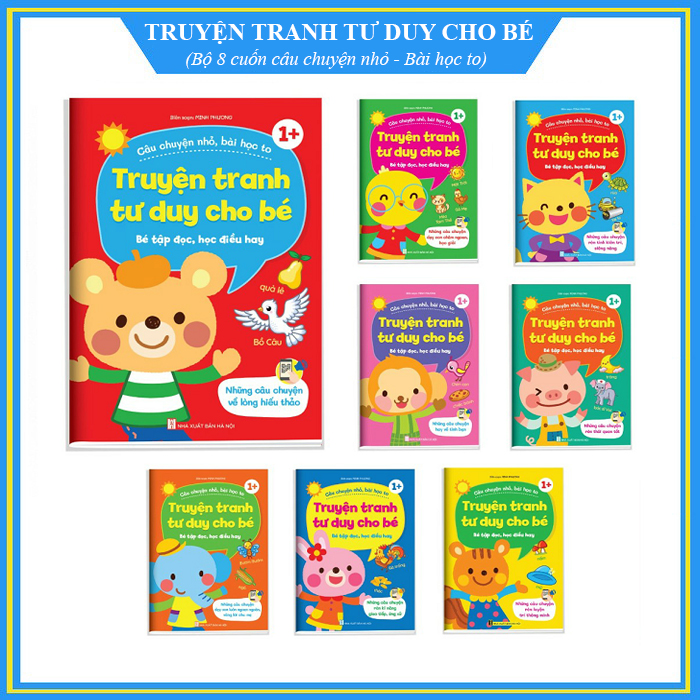 Truyện Tranh Tư Duy Cho Bé, Truyện Tư Duy Hình Ảnh - Bé Tập Đọc, Học Điều Hay