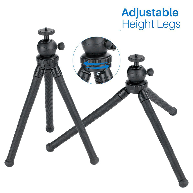 Hình ảnh Tripod Ballhead Mini Octopus Flexible (Giao Màu Ngẫu Nhiên) - Hàng Nhập Khẩu