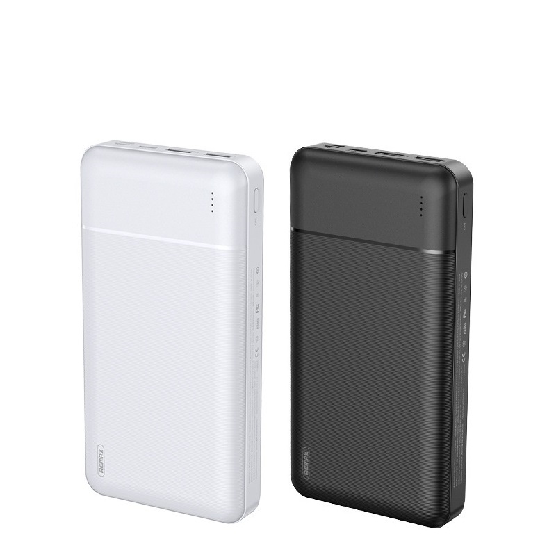 Pin sạc dự phòng Remax RPP-167 30000mAh Lango, 3 cổng input, 2 cổng output