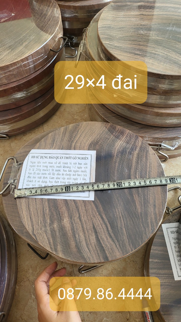 THỚT GỖ NGHIẾN TÂY BẮC 29X4