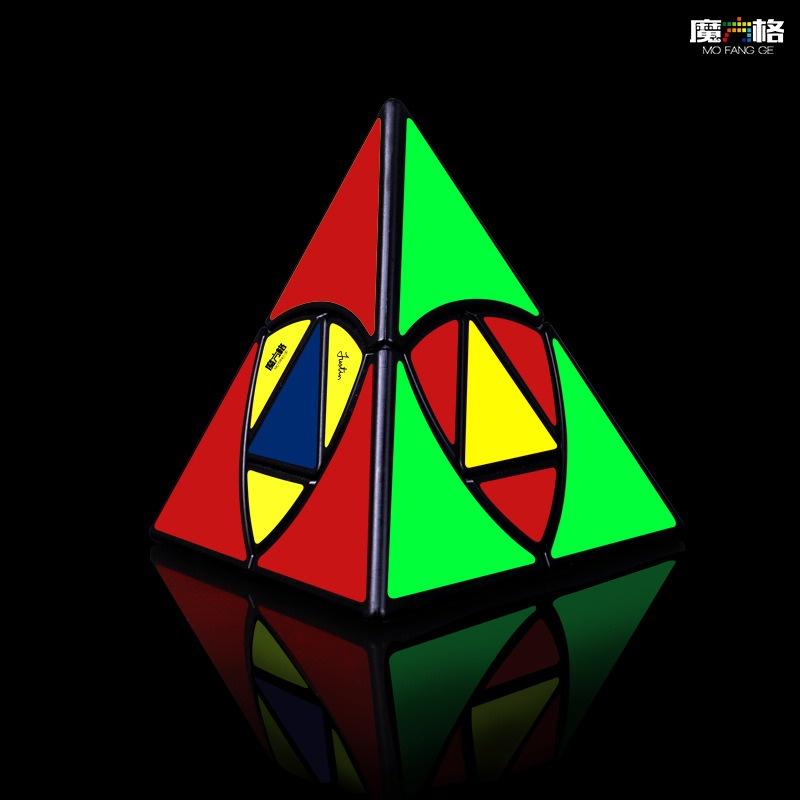 Rubik Biến Thể 3 Tam Giác Ngược QiYi Duomo Cube MoFangGe Viền Đen Rubik Tam Giác Biến Thể
