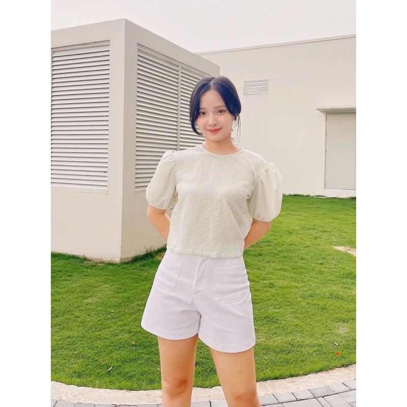 AIMEE_ÁO CỔ TRÒN NƠ LƯNG