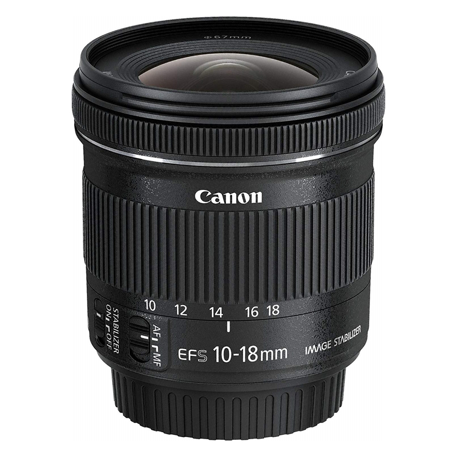 Ống Kính Canon EF-S 10-18mm F4.5-5.6 Is STM - Hàng Nhập Khẩu