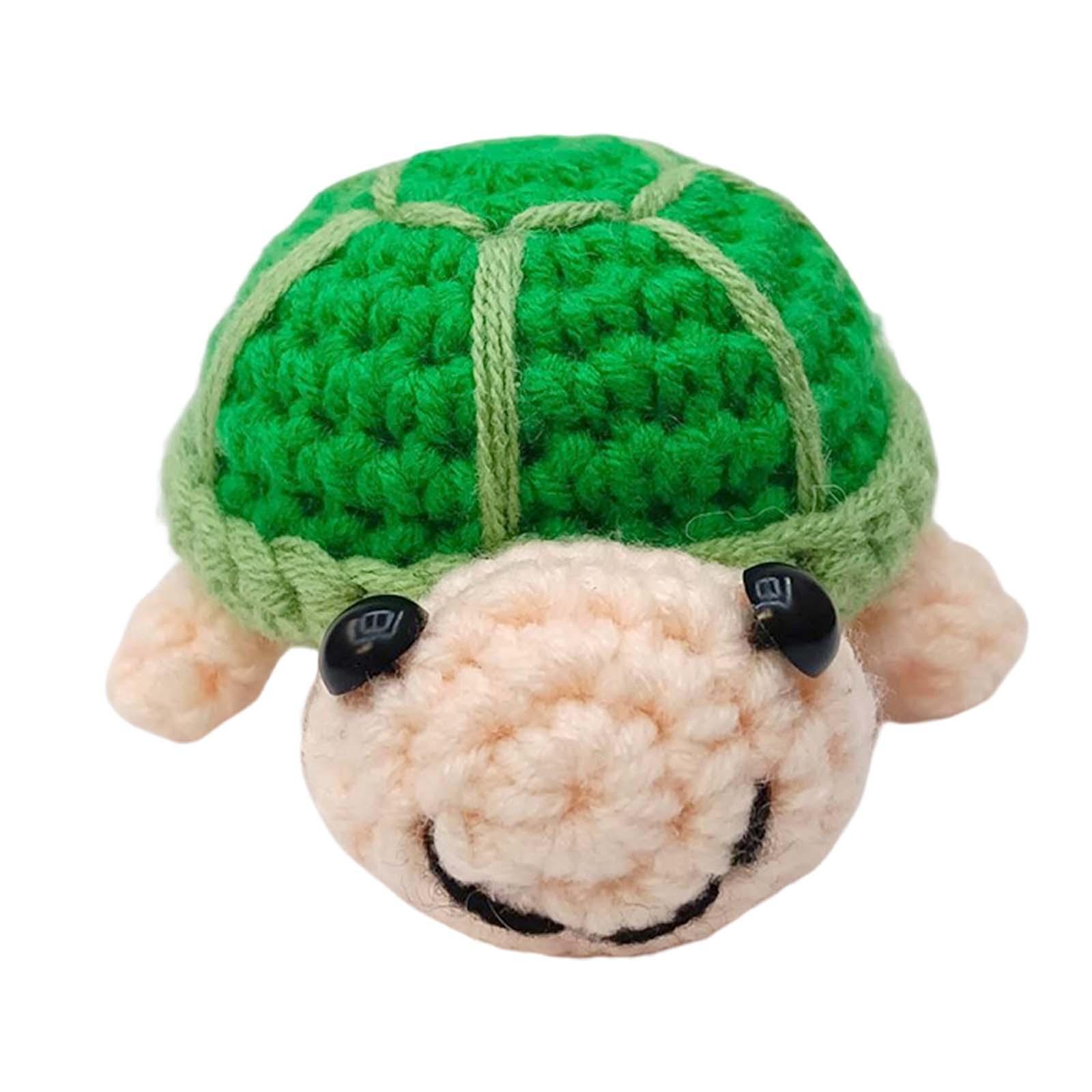 DIY Material Package Beginner Crochet Kit, Make Your Own Stuffed Plush Doll for Handicraft Lovers Hand Knitting Home Decor Keychain Pendants