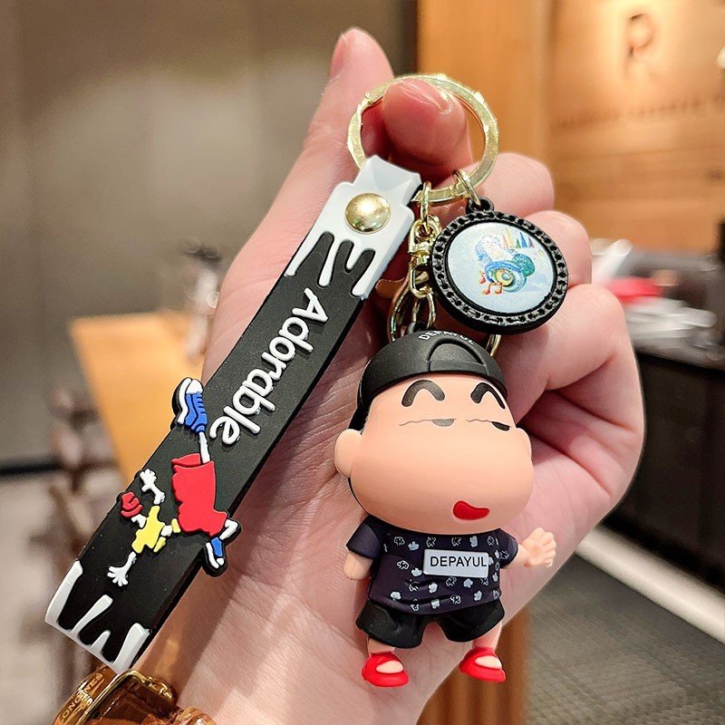 Móc Treo Chìa Khoá Shin Cậu Bé Bút Chì. Móc chìa khoá xe máy, ô tô cute