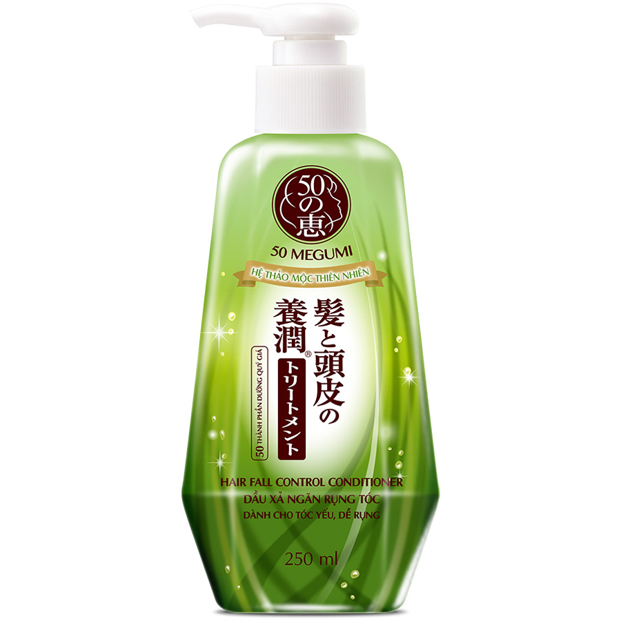 Dầu xả ngăn rụng tóc, dưỡng tóc 50 Megumi Hair Fall Control Conditioner