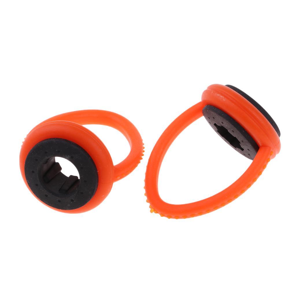 2-3 of pack 5 Piece Snooker Billiard Pool Stick Tip Hanger Orange