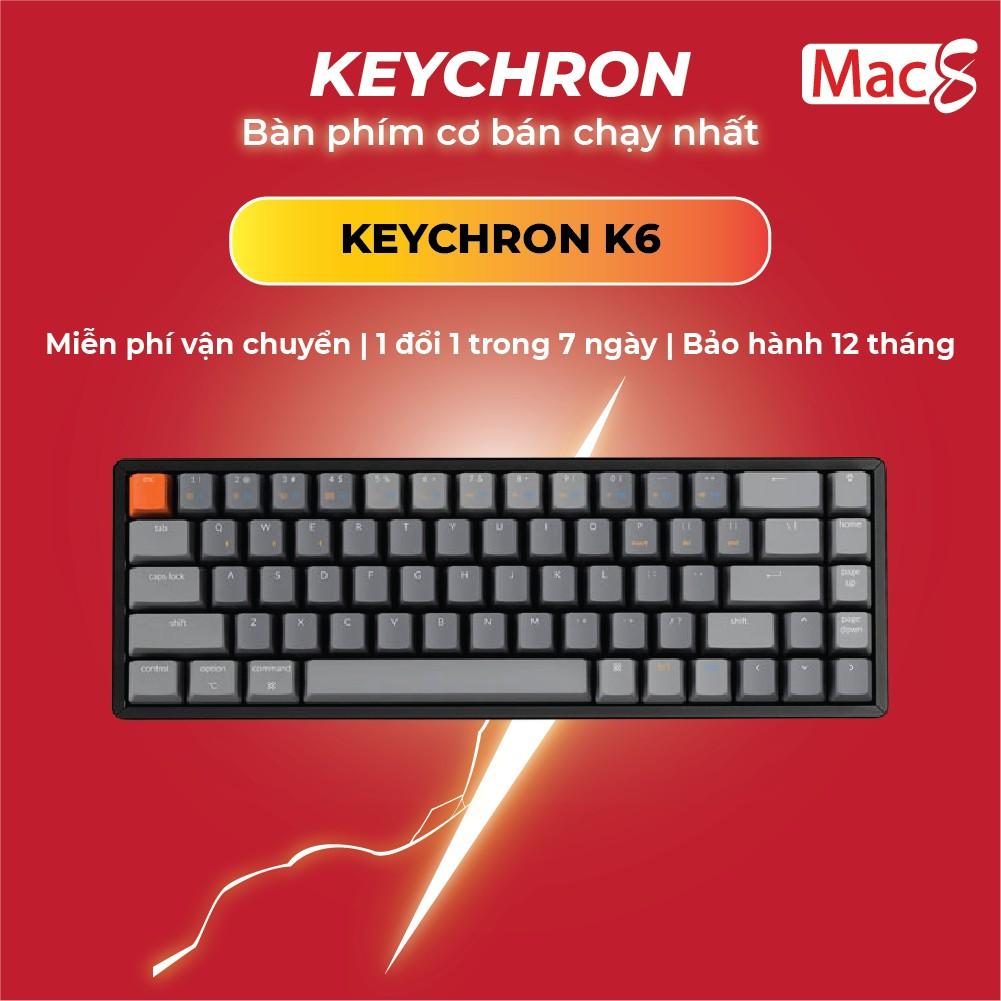 Keychron K6 - Bàn phím cơ Keychron K6 Bản Nhôm- Hàng chính hãng