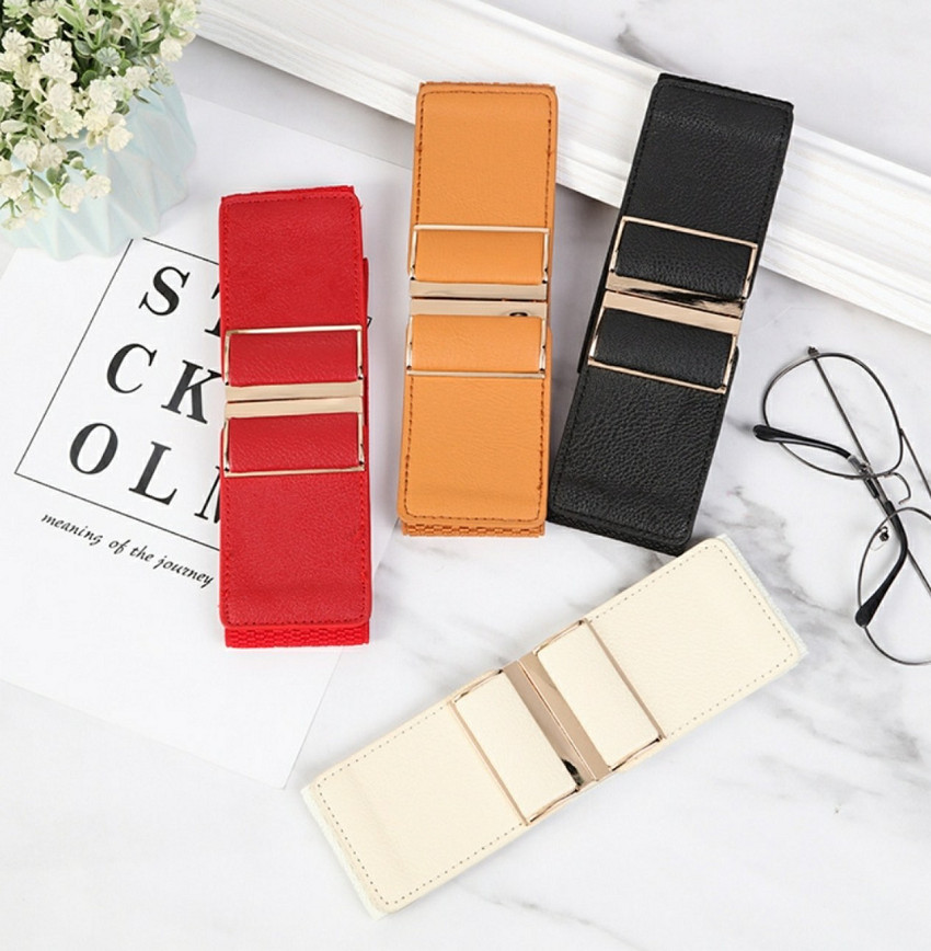 Thắt lưng da / dây nịt nữ phối đầm / BELT / Thắt lưng nữ DONA21021702