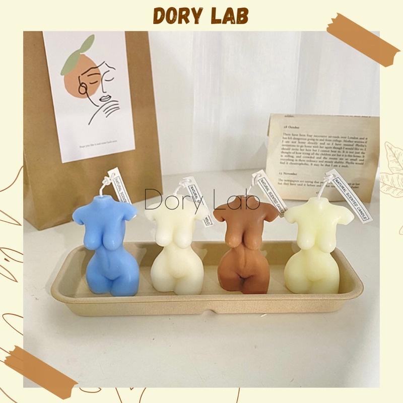 Nến Thơm Decor Body Cô Gái Handmade Không Khói, Phụ Kiện Chụp Ảnh - Dory Lab