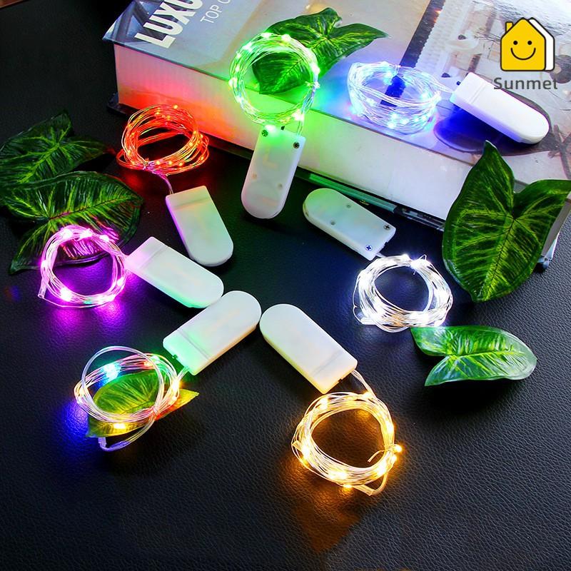 【Tặng Kèm Pin 】 Dây Đèn Led Fairt Light 2M Đom Đóm Dùng Trang Trí Hộp Quà, Bánh Kem, Thiệp Vào Dịp Lễ.