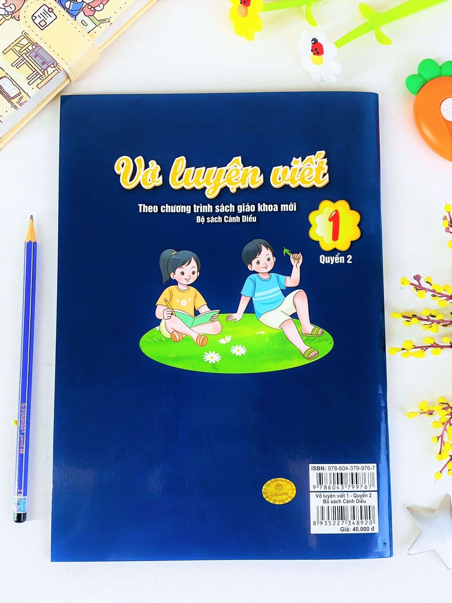 Sách - Combo 2 cuốn Vở Luyện Viết Lớp 1 - Biên soạn theo chương trình Cánh Diều - ndbooks