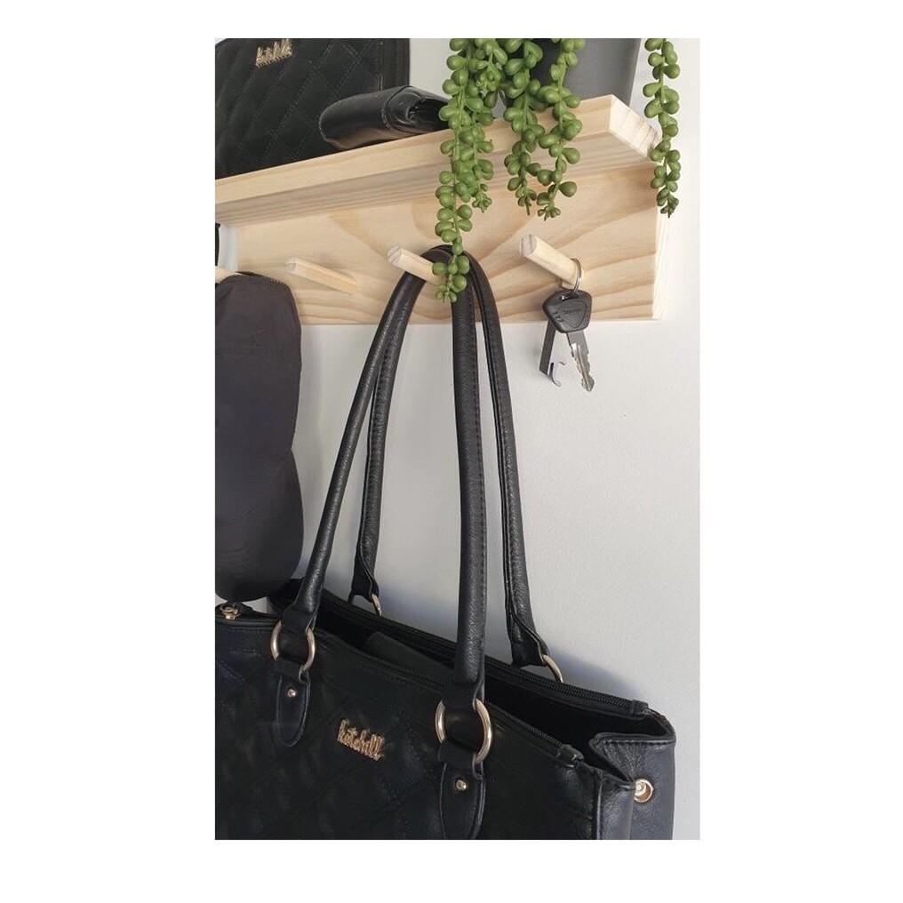 Móc treo đồ nhà tắm-Kệ để đồ đa năng 4 móc dài 40cm