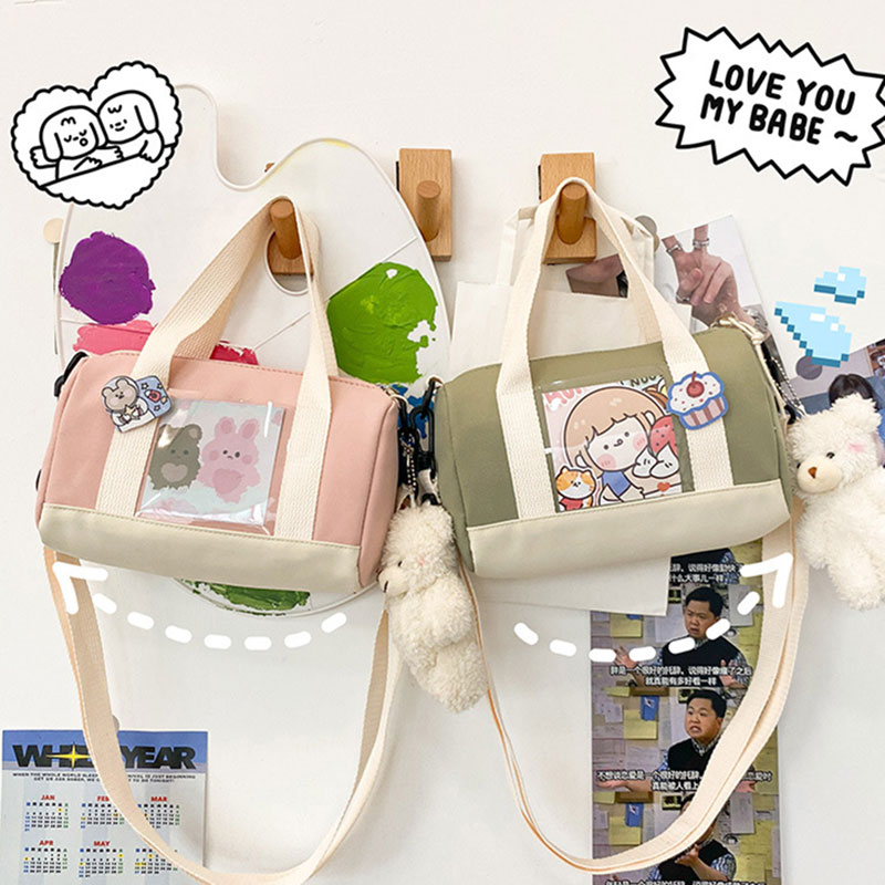 Túi Xách Nữ Đeo Chéo Hình Ống Độc Lạ, Túi Tote Vải Đi Chơi, Túi Xách Mini Đẹp - OTV144 - Ope Store