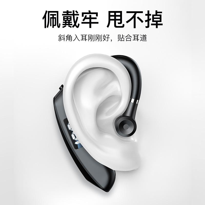 Phong cách mới nhất của năm tai nghe bluetooth mới 5.2 màn hình kỹ thuật số độ nét cao thời lượng pin dài ở chế độ chờ không dây một tai trong tai gắn trên tai mở