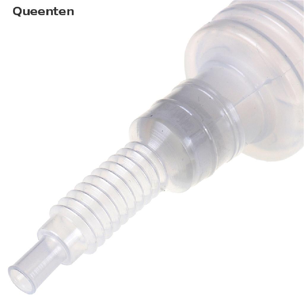 Queenten Plastic Syphon liquid Siphon hose Fuel Liquid Transfer Pump Manual Home Use QT