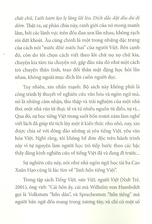 Văn Hóa Việt Nhìn Từ Tiếng Việt - Dích Dắc Dặt Dìu Dư Dí Dỏm