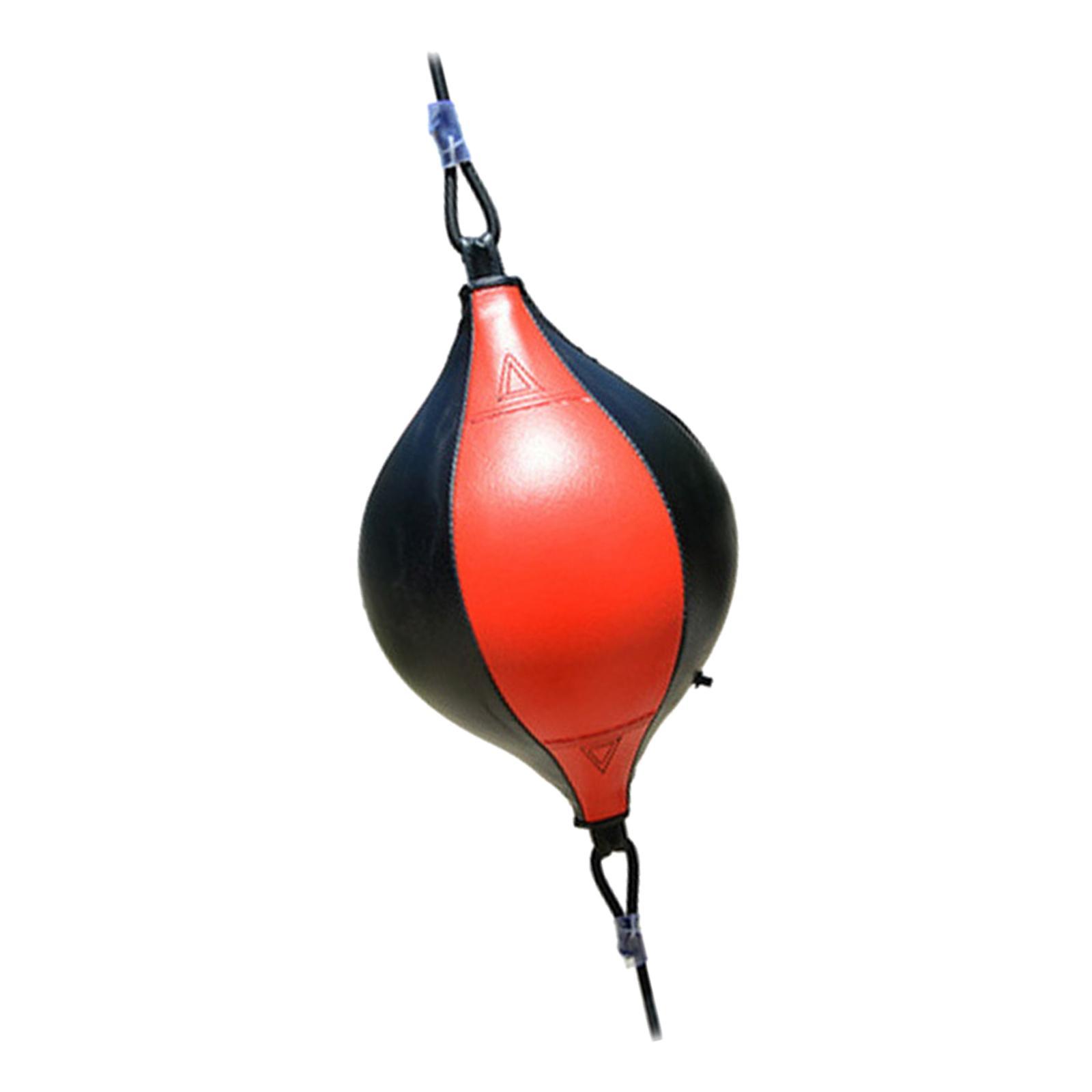 Double End Punching Ball Boxing Hanging Workout training Red Black