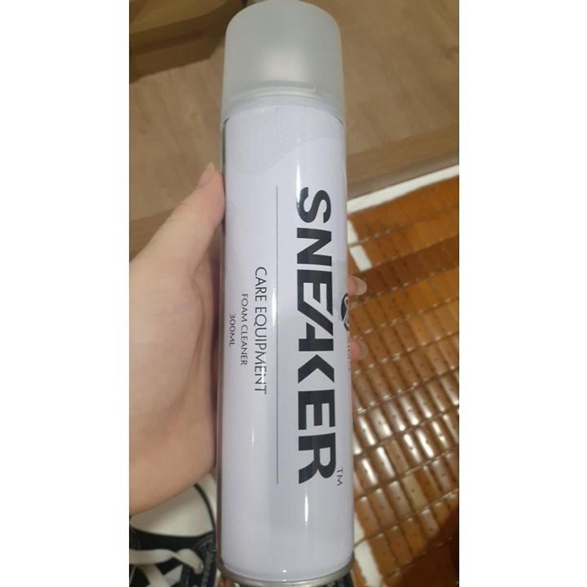 Chai xịt bọt làm sạch giày Sneaker Hando 300ml - Bình xịt bọt làm sạch chuyên cho giày Sneaker, Tẩy trắng giày Thể Thao