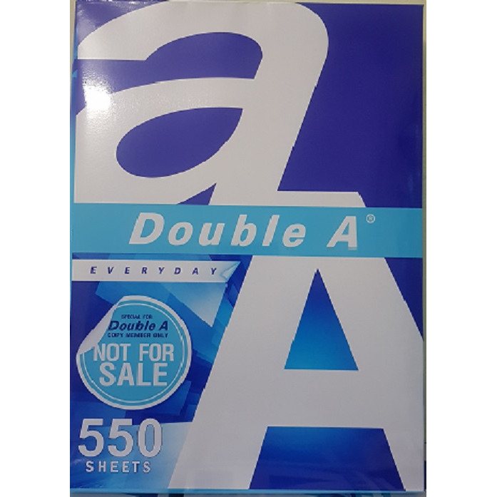 Giấy A3 Double A DL 70gsm 550 Tờ