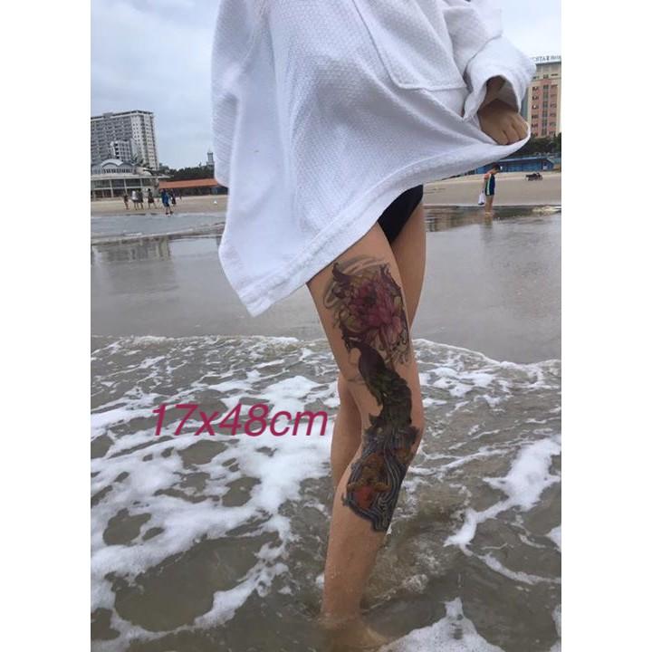 Hình xăm dán kín tay màu đẹp 17x48cm- mua 2 tấm tặng bắp tay xinh, mua từ 3 tấm tặng đồng size