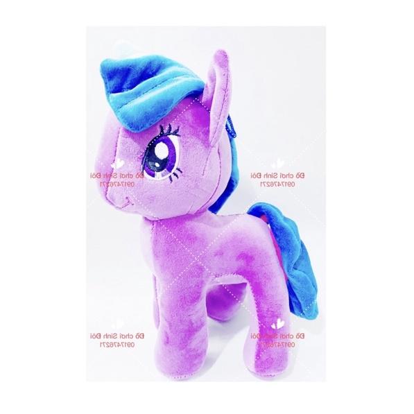 Thú bông ngựa pony 28cm - combo 6 con