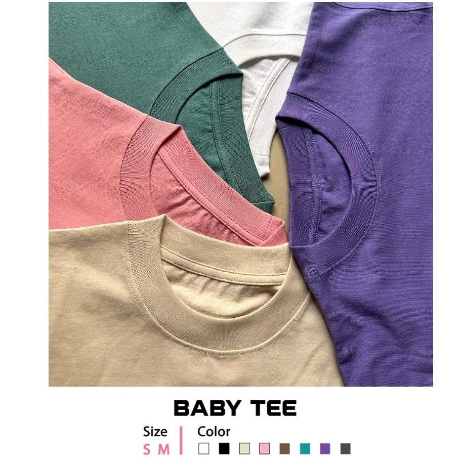 Cao cấp - Áo thun baby tee áo thun nữ petite gấu Teddy hồng Surprise nhiều màu sắc trẻ trung