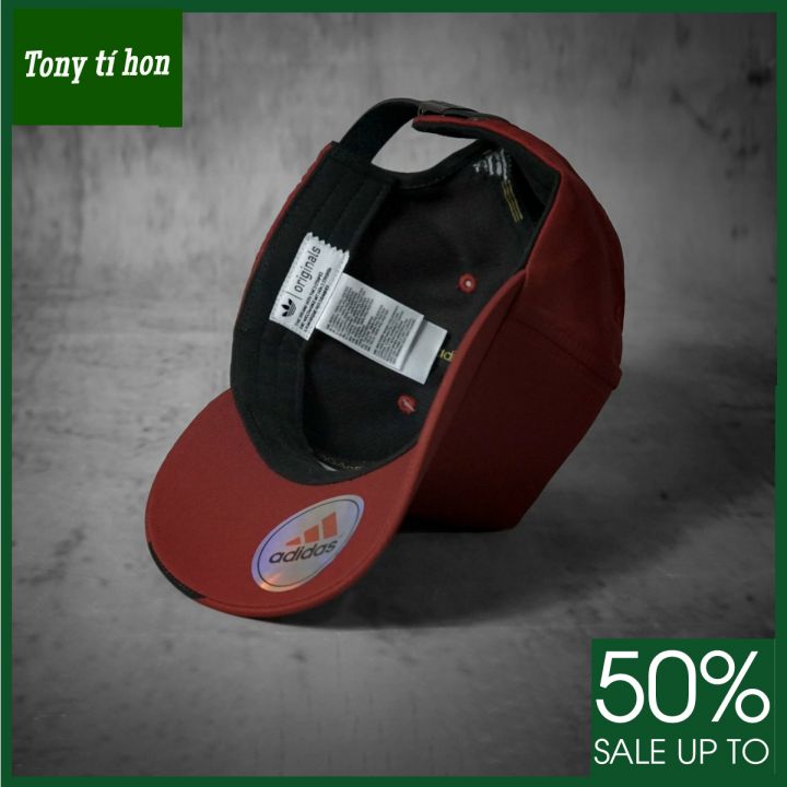 [ Miễn ship / giảm giá ] MŨ NÓN LƯỠI TRAI NAM NỮ ADD BASIC CAO CẤP -  màu đỏ