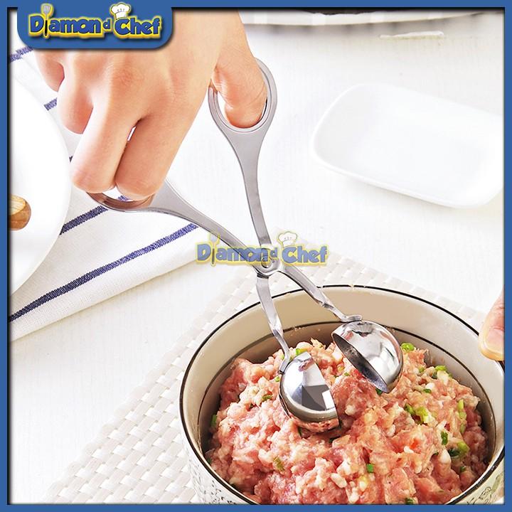 Kẹp thịt viên nhanh inox bền đẹp