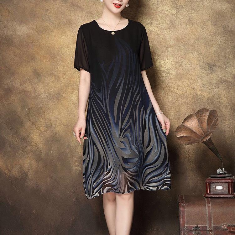 ️CÓ BIG SIZE️ĐẦM TRUNG NIÊN DÁNG SUÔNG CHO MẸ ĐI TIỆC THỜI TRANG, ĐẦM TRUNG NIÊN TẶNG MẸ
