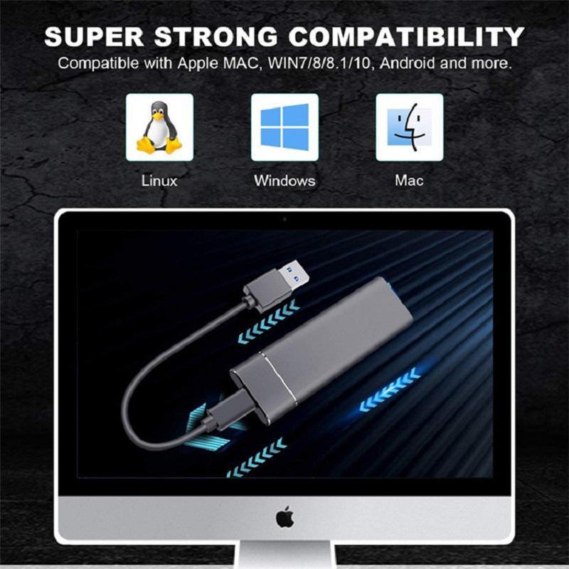 Ổ Cứng SSD 2TB Dung Lượng Cao 500GB Cho Máy Tính / Laptop Type-C