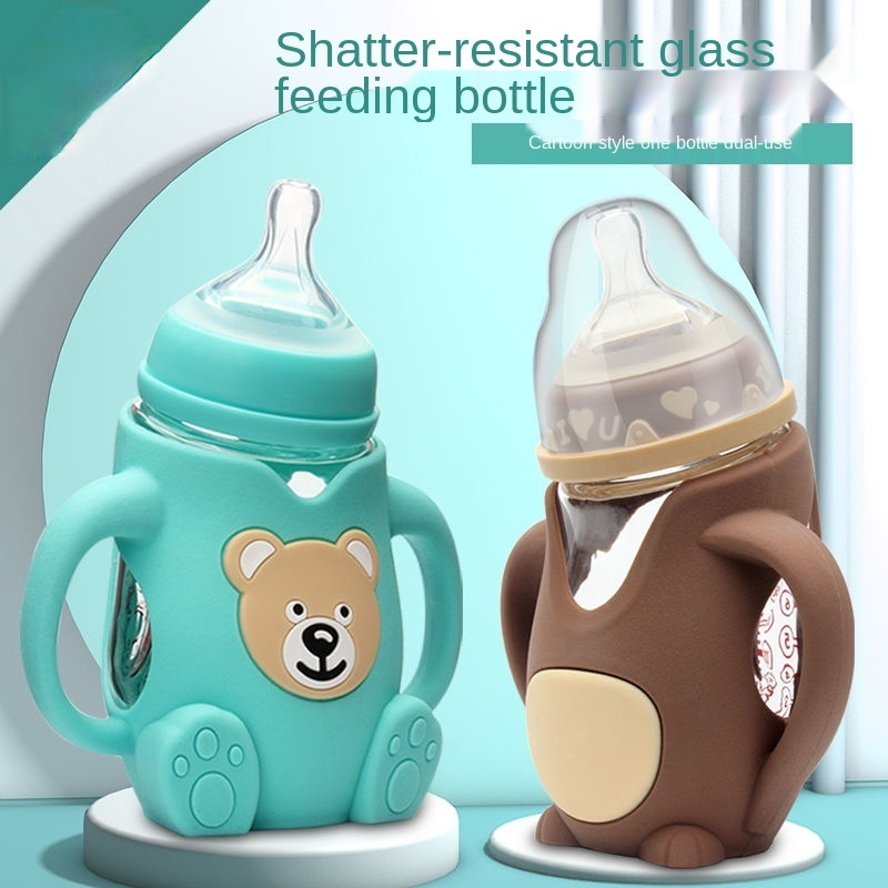 Đồ Sơ Sinh Cho Bé Rộng Cỡ Nòng Sơ Sinh Chai Thủy Tinh Kính Bình Bình Sữa Mẹ