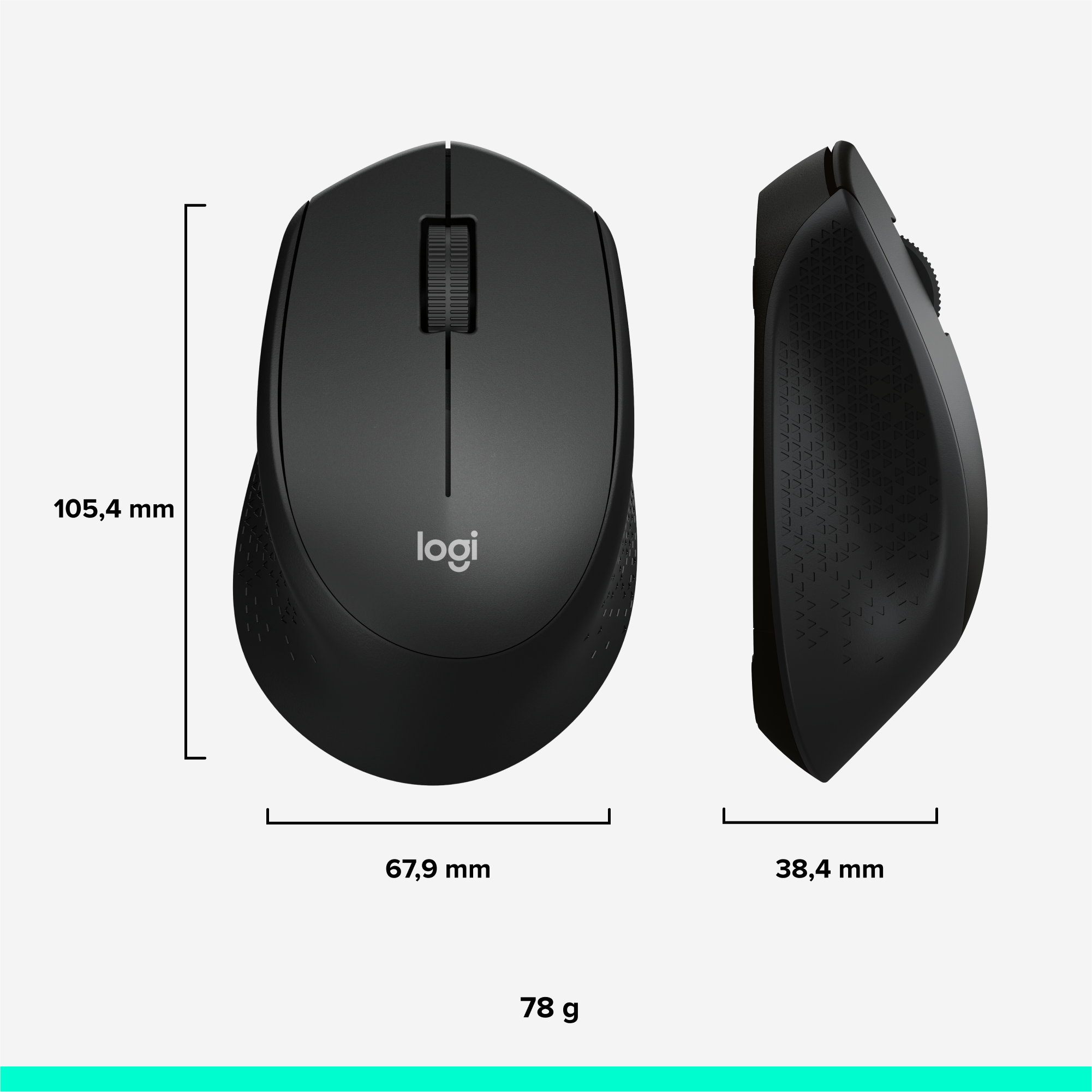 Chuột không dây Logitech M330 Silent Plus - Hàng Chính Hãng